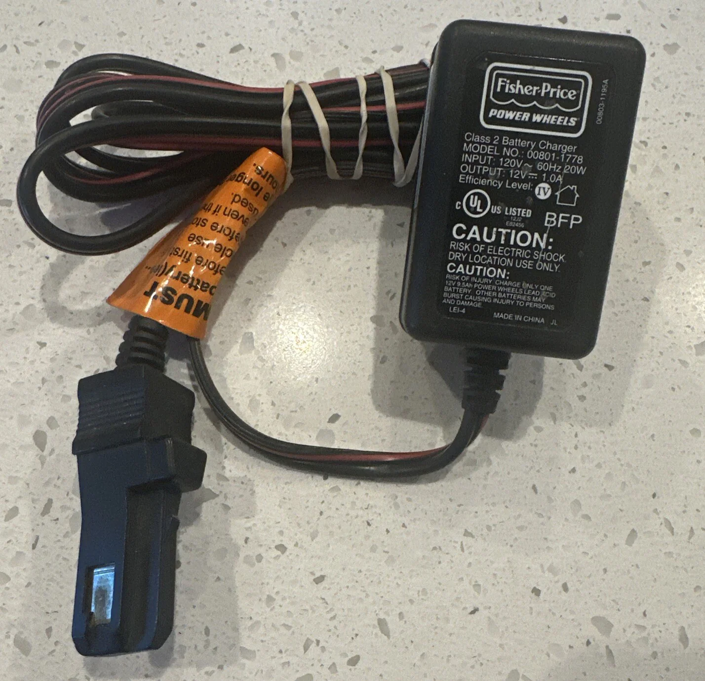 12V Grey Power Wheels with Battery and Charger - Image 4