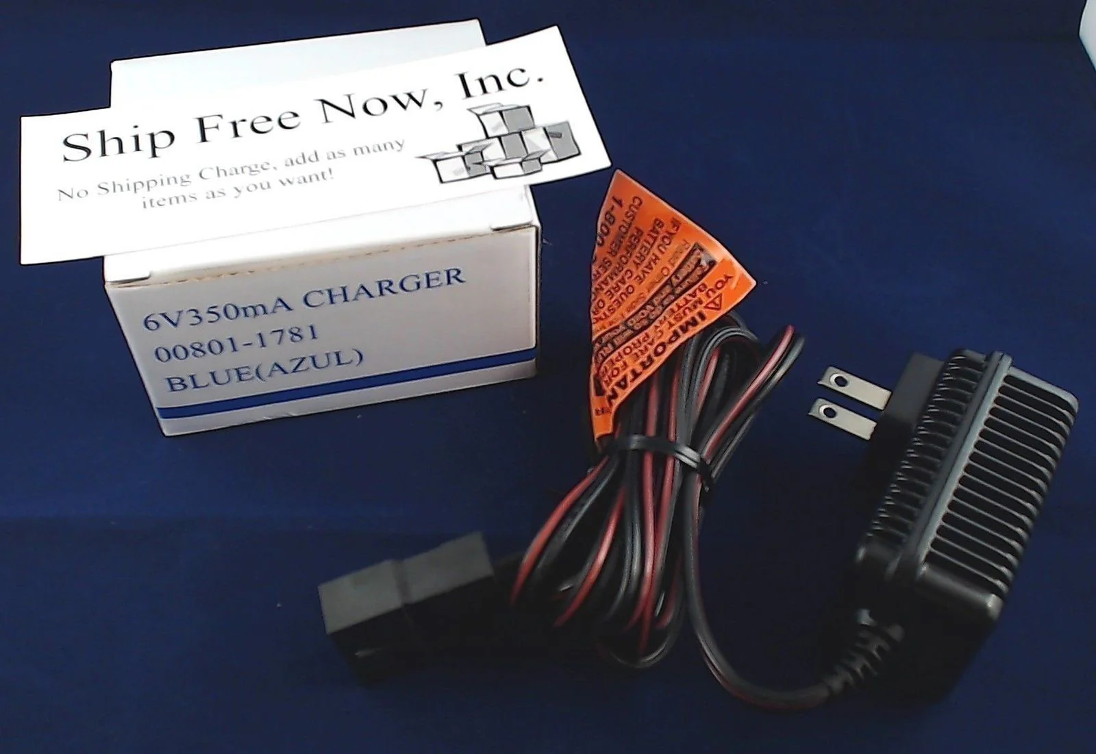 6V Blue Power Wheels Ride-On Toy with Battery and Charger - Image 3