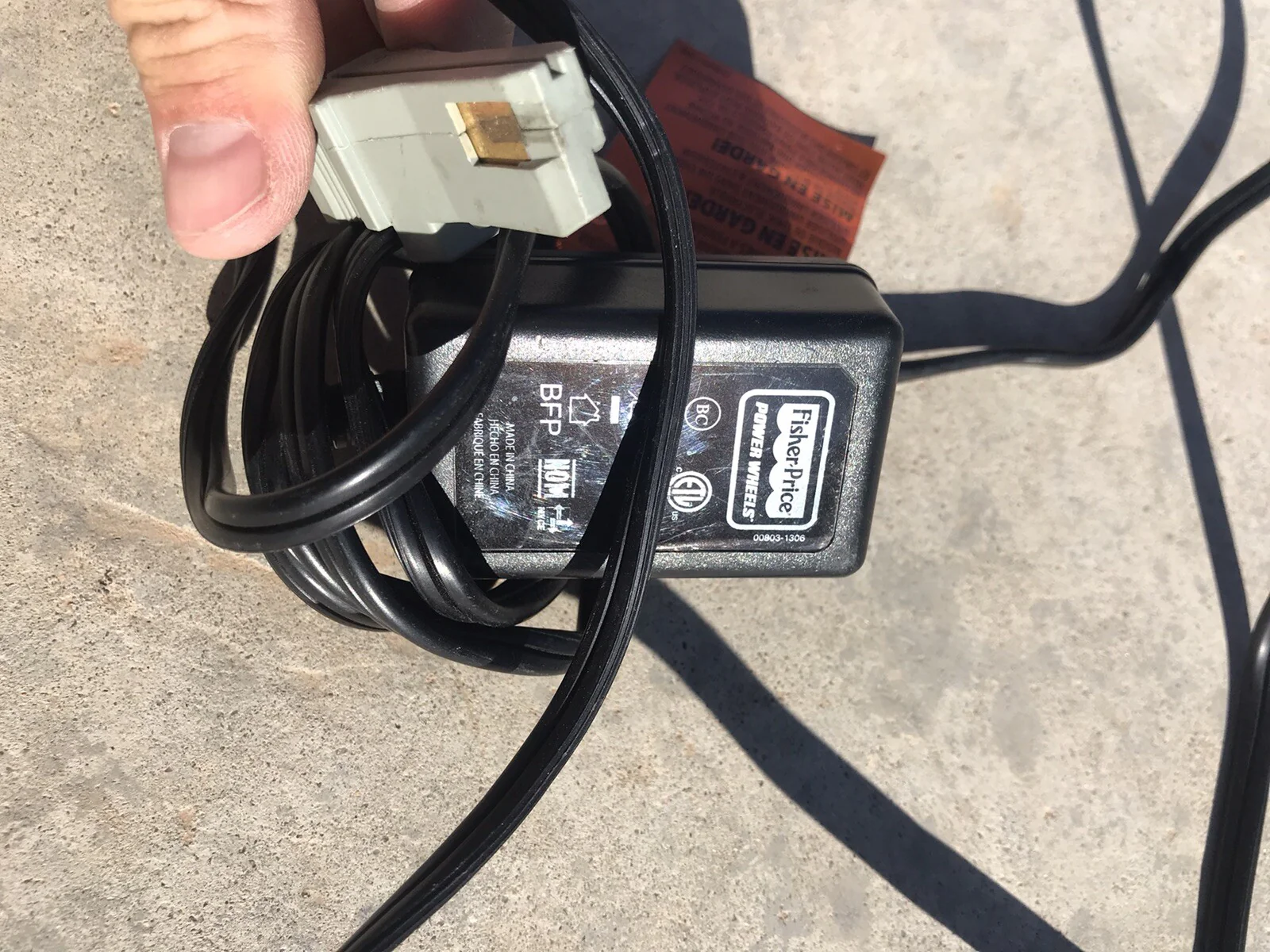 12 Volt Grey Power Wheels with Battery and Charger OEM - Image 5