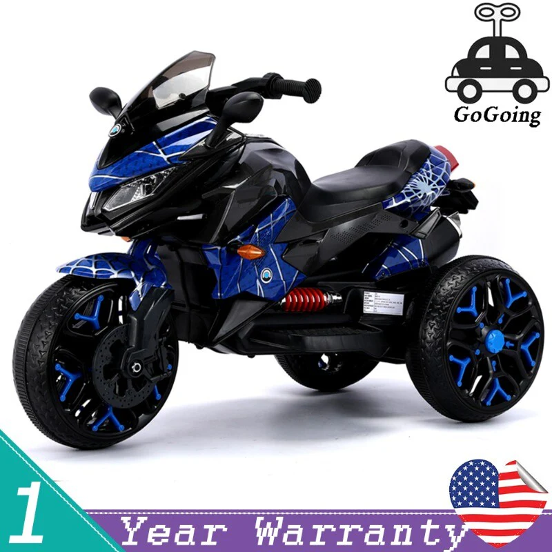 12V Electric 3-Wheel Ride-On Motorcycle for Kids Ages 3-6 with Adjustable Speed 1.8-3.2 MPH - Image 9