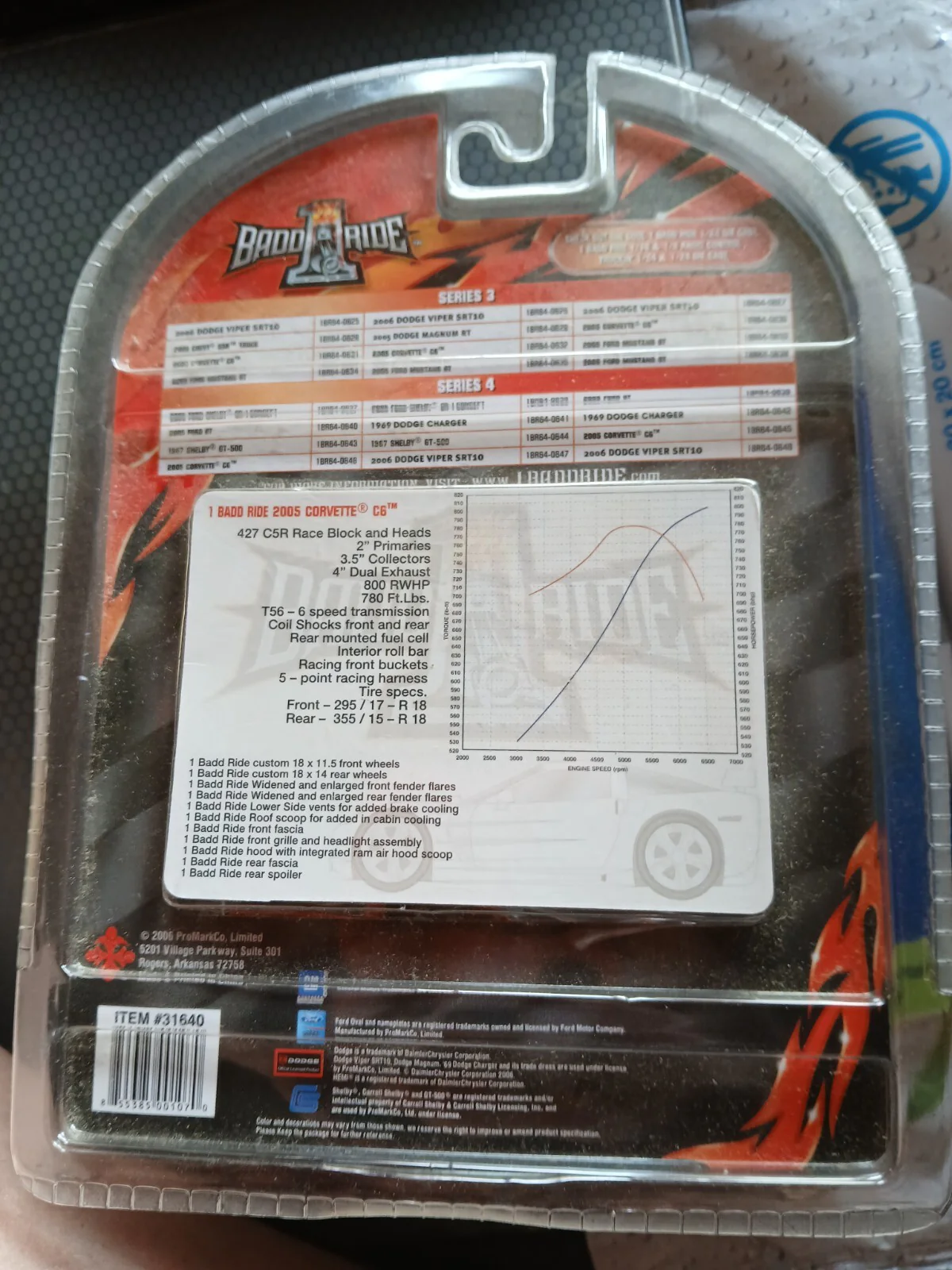 2005 Corvette C6 Series 4 Die-Cast Model Car 1/64 Scale - Image 3