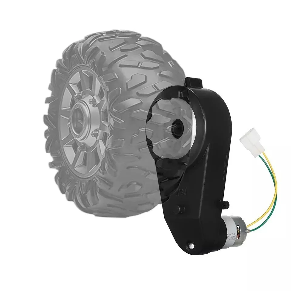12V Power Wheels with Gearbox and 40000rpm Motor Pair for Kids Electric Ride-On Car - Image 3