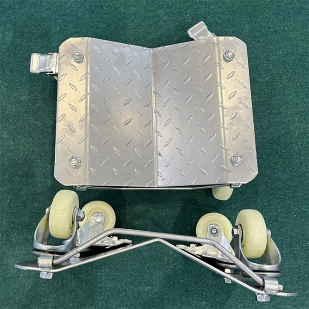 1-Piece Car Tire Trolley with 4 Casters Vehicle and Motorcycle Lift Tool - Image 5