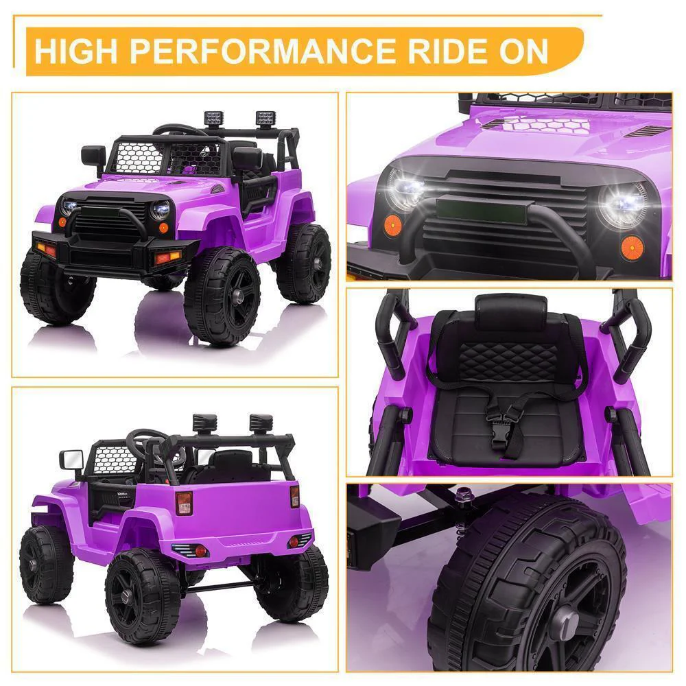 1-Seater Kids Electric Car with Remote Control and 4 Wheels - 12V Ride on Toy - Image 8