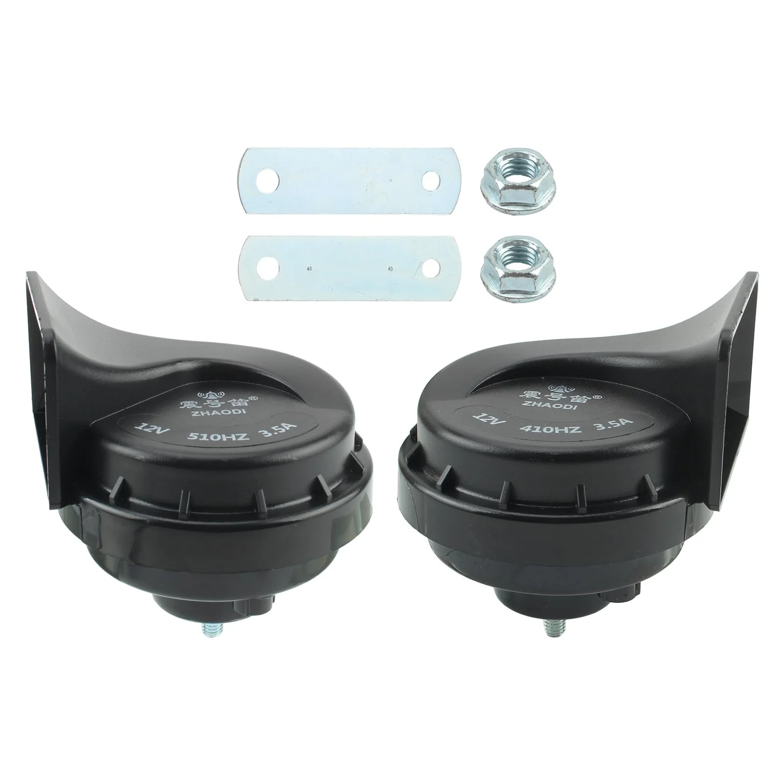 Car Horn Set Compatible with Hyundai and Kia Models Low and High Tone 96610-2D100 96610-22400 96610-27200