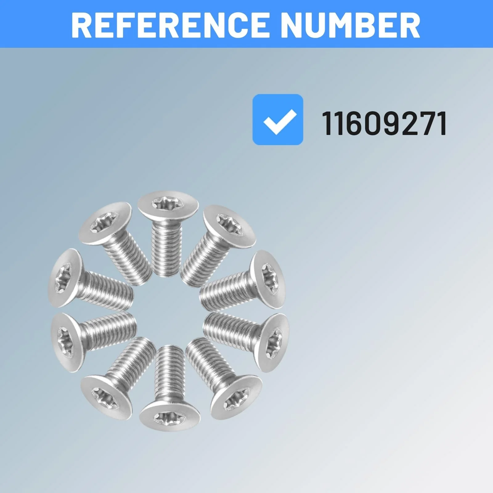 10-Pack Torx Screws for Front Brake Rotors - Fits Chevy Models - Suburb... - Image 3