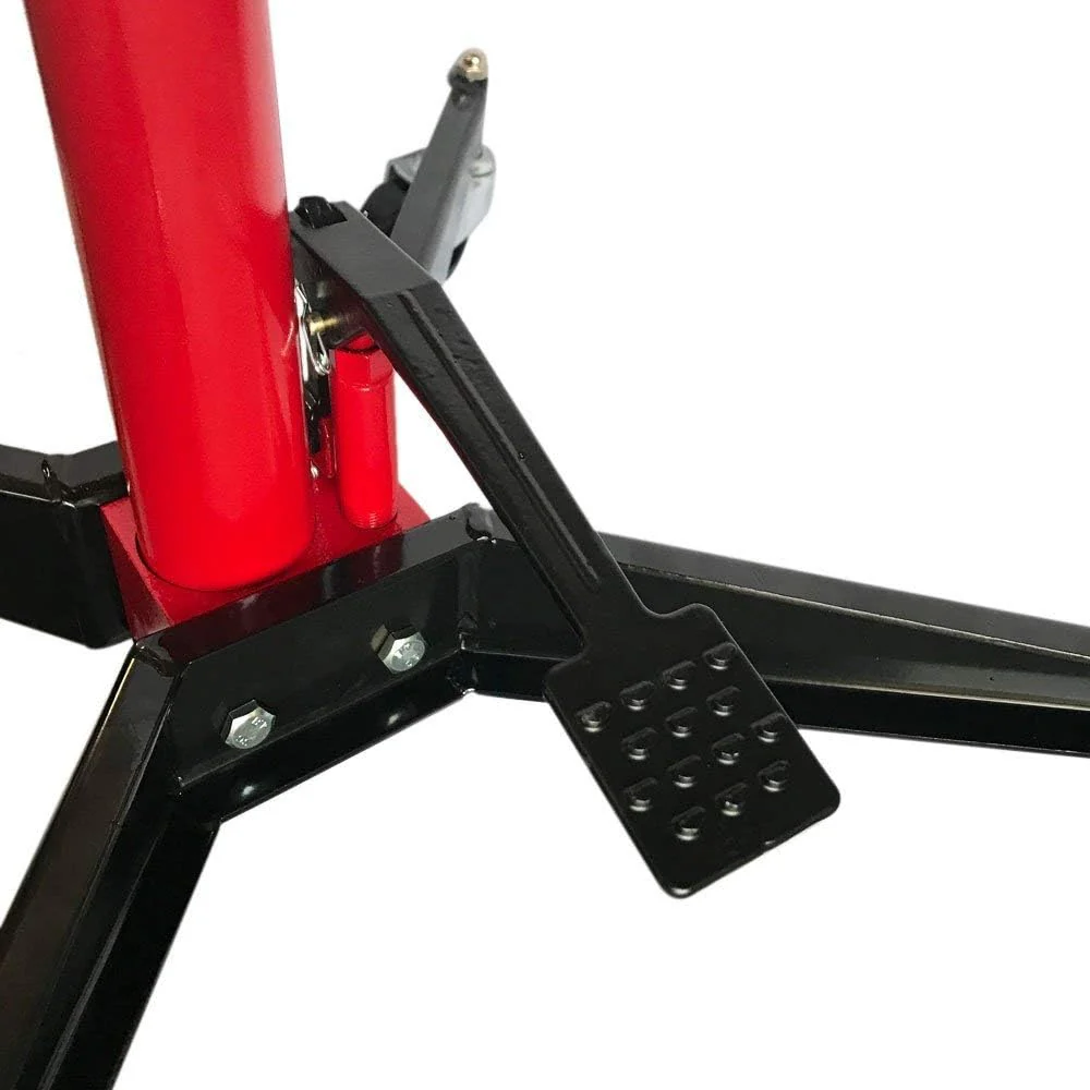 1100 Lb Capacity Foot-Operated Transmission Jack for Car Compatibility - Image 6