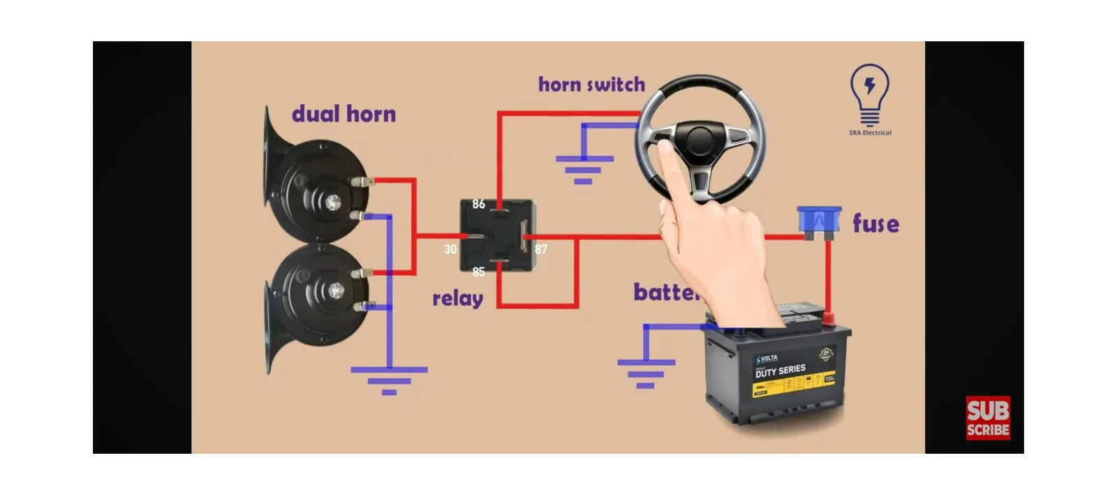 115DB High-Volume Electric Snail Horn | 12V Waterproof Replacement Kit - Image 9
