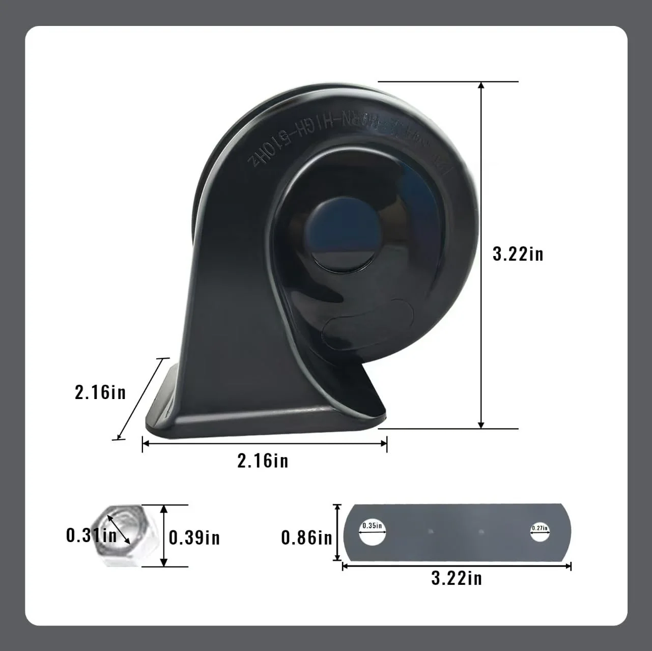 115DB High-Volume Air Horn - Image 2