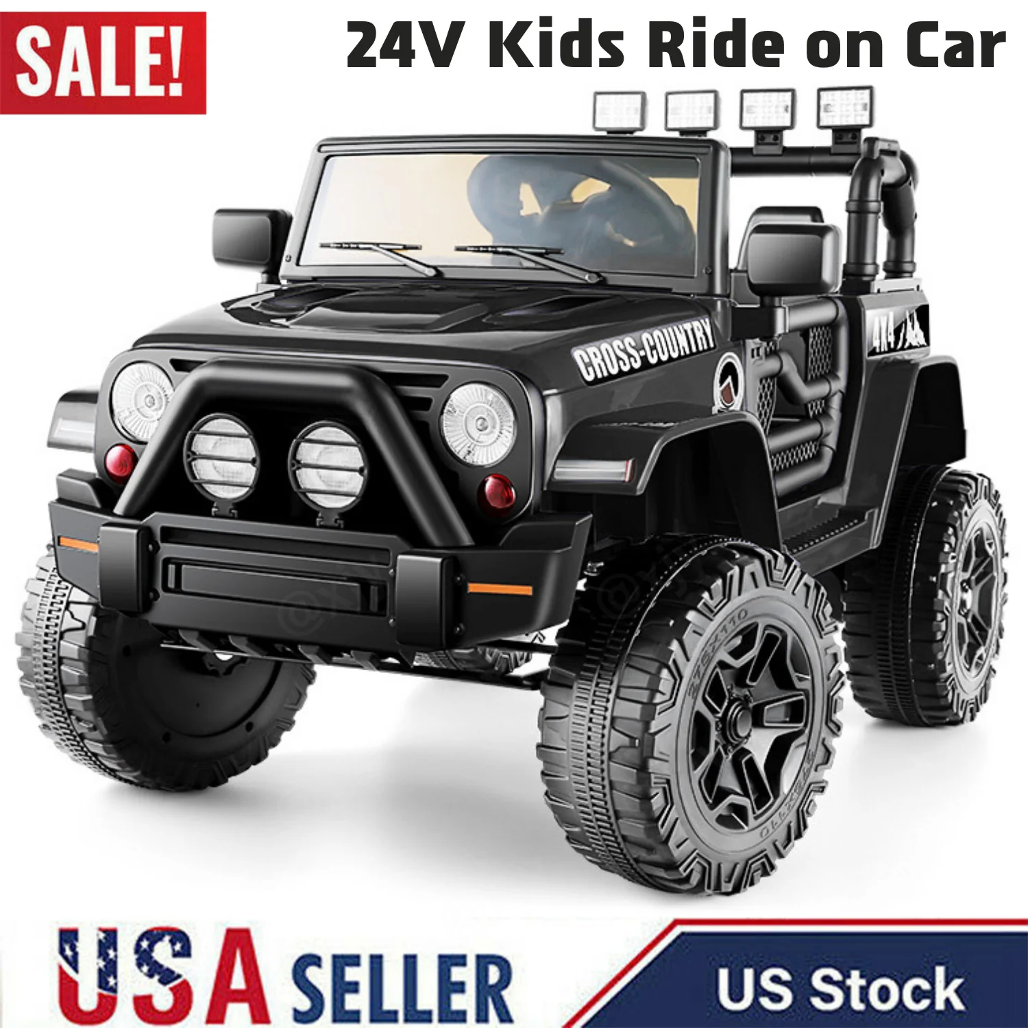 12/24V Large Electric Ride-On Truck and Motorcycle for Kids - Image 12