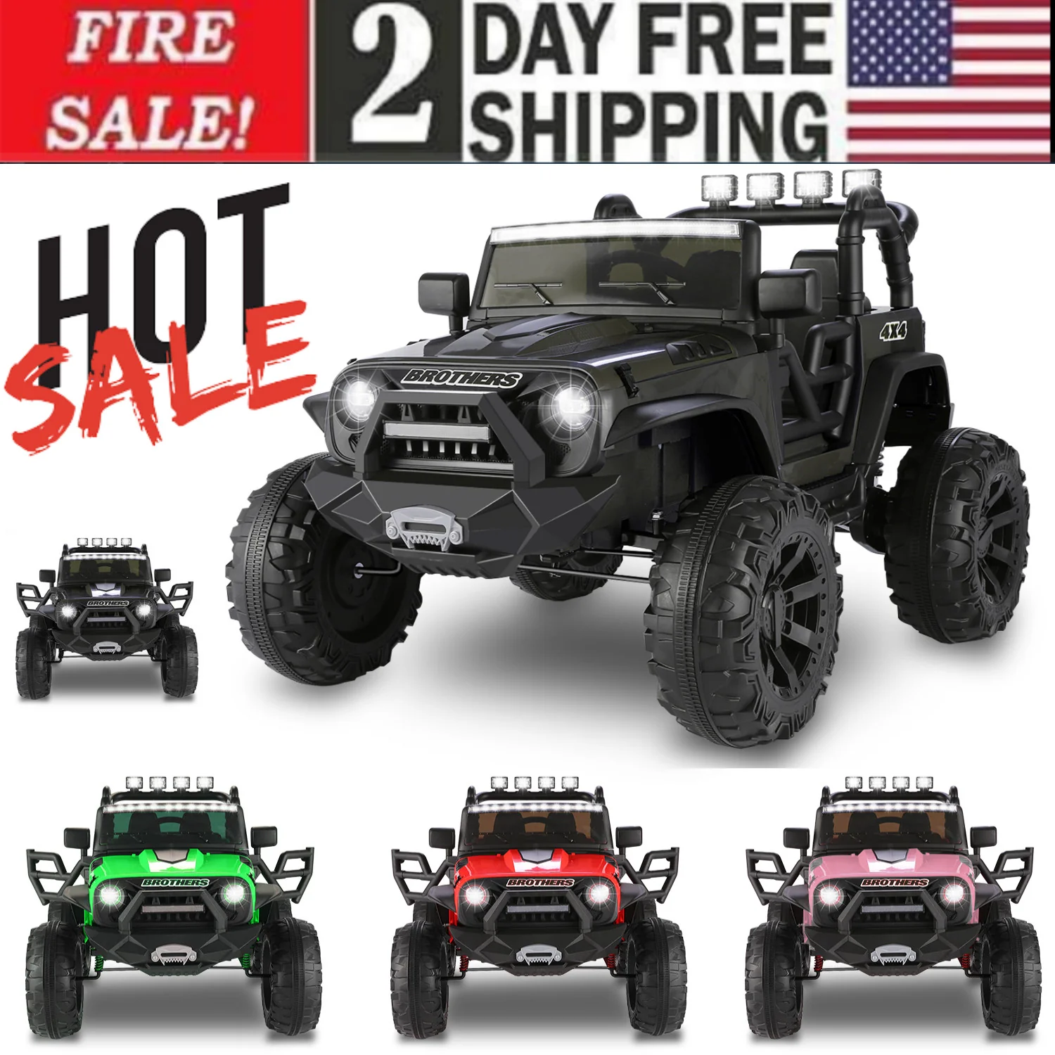 12/24V Large Electric Ride-On Truck and Motorcycle for Kids - Image 19