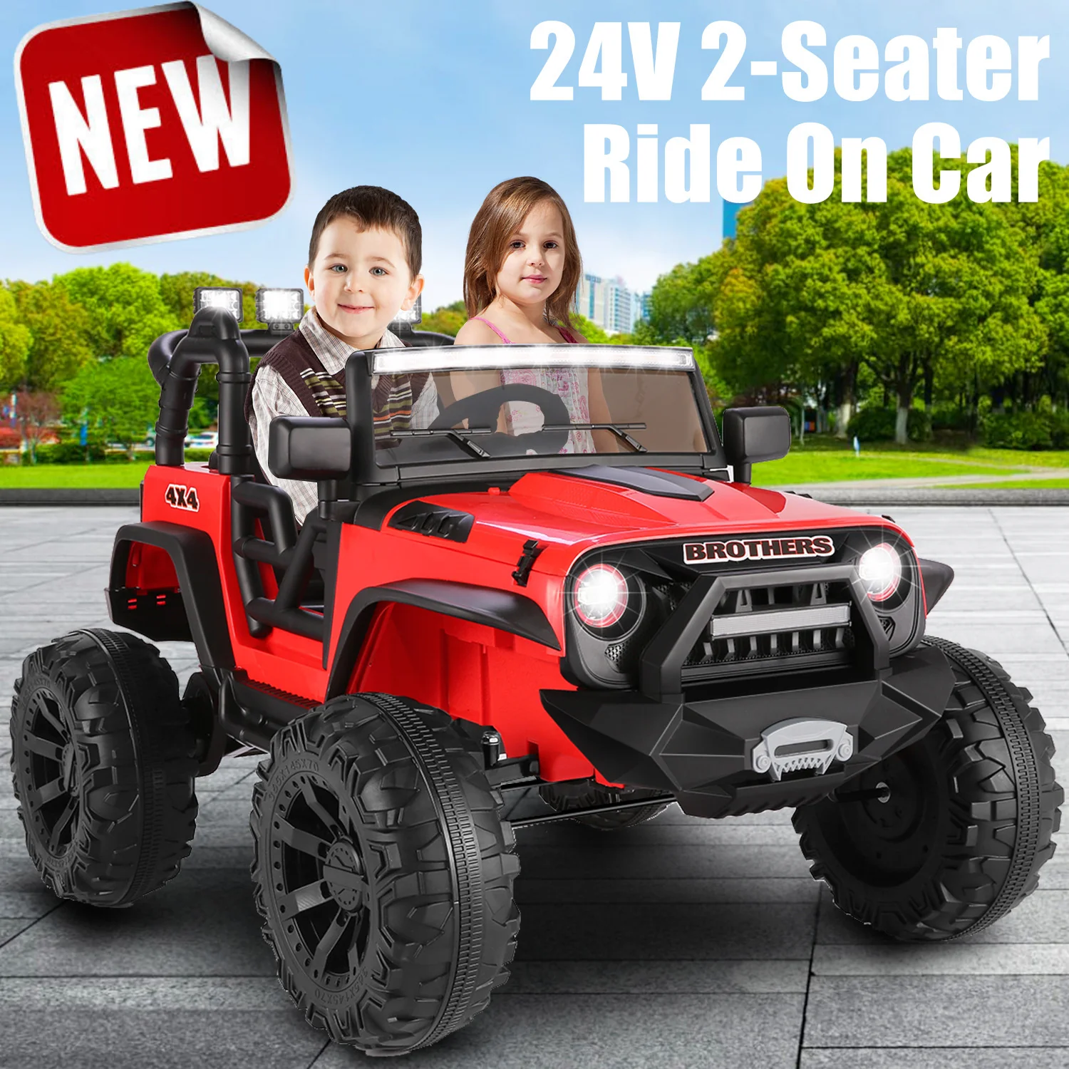 12/24V Large Electric Ride-On Truck and Motorcycle for Kids - Image 22