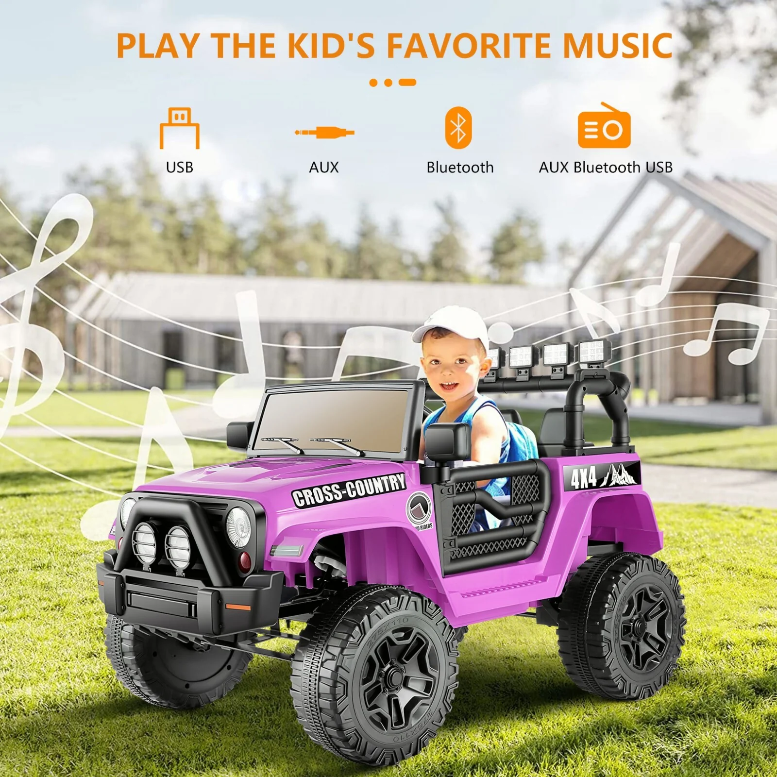 12/24V Large Electric Ride-On Truck and Motorcycle for Kids - Image 34