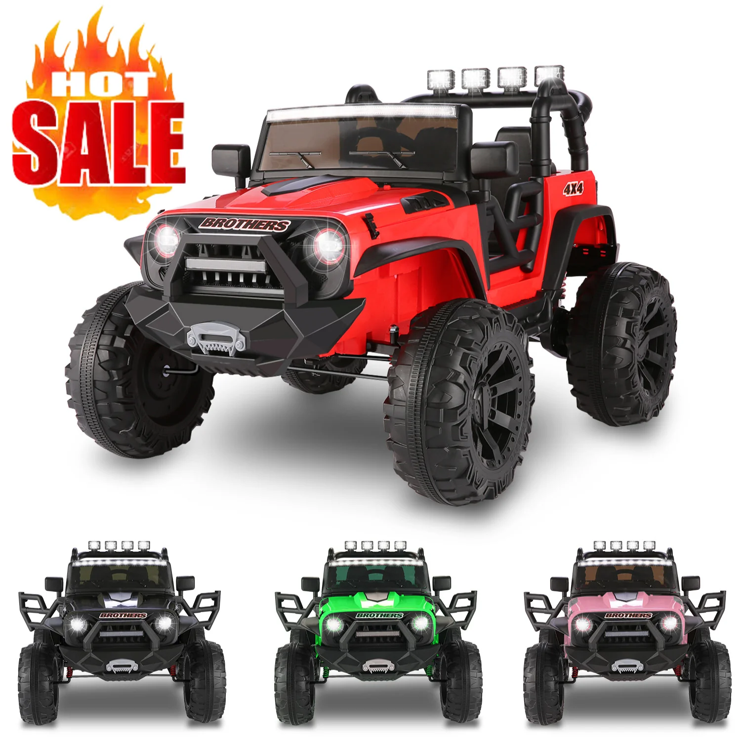 12V/24V Large Electric Ride-On Truck and Motorcycle for Kids Toy Gift - Image 20