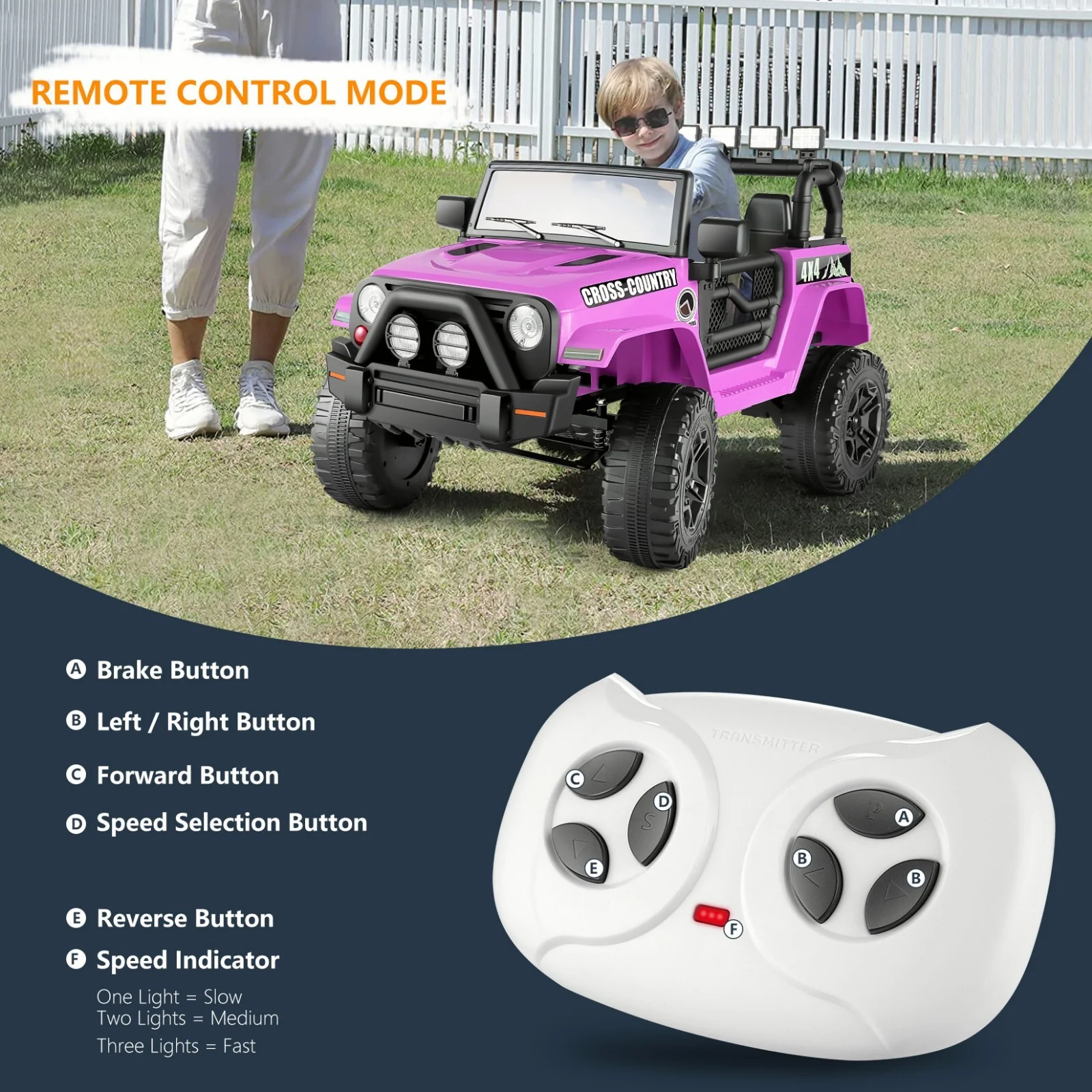 12V/24V Large Electric Ride-On Truck and Motorcycle for Kids Toy Gift - Image 36