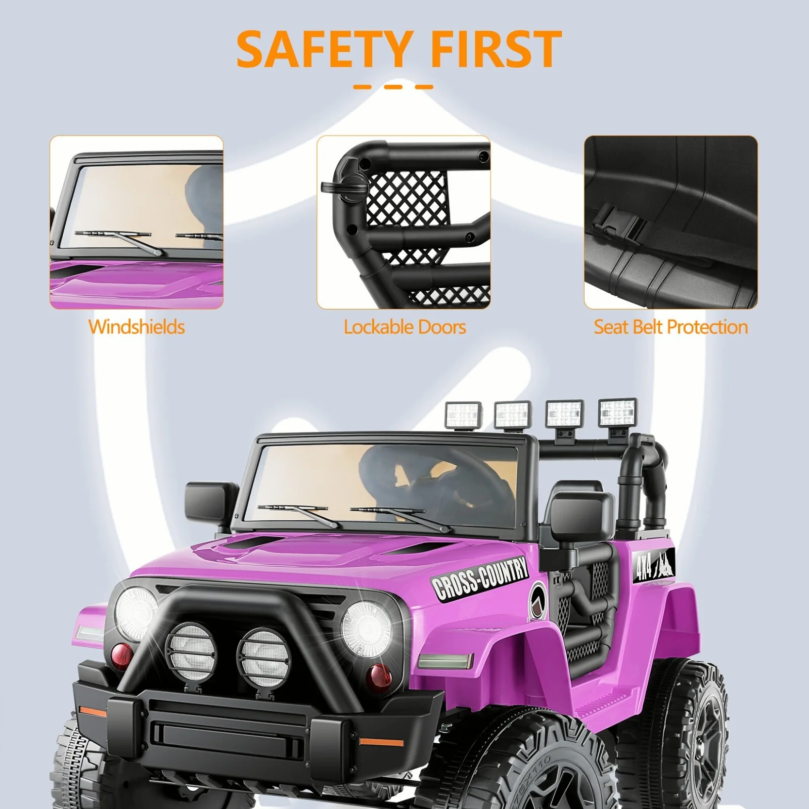 12V/24V Large Electric Ride-On Truck and Motorcycle for Kids Toy Gift - Image 38