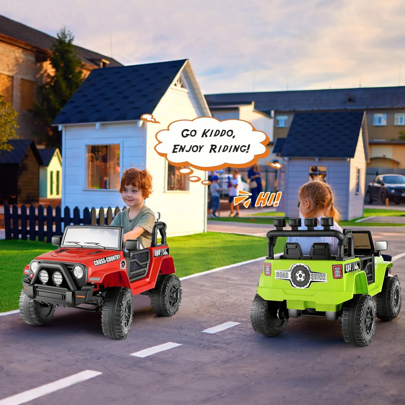 12/24V Large Electric Ride-On Truck for Kids with Parental Remote Control - Image 24