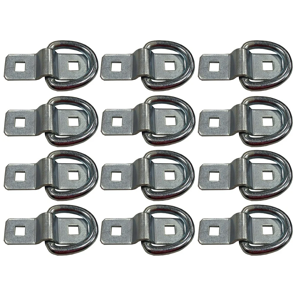 12 Pack 3/8" Steel D-Ring Tie Down Bolts 5000 lb Capacity for Car Motorcycle Quad ATV UTV - Image 6