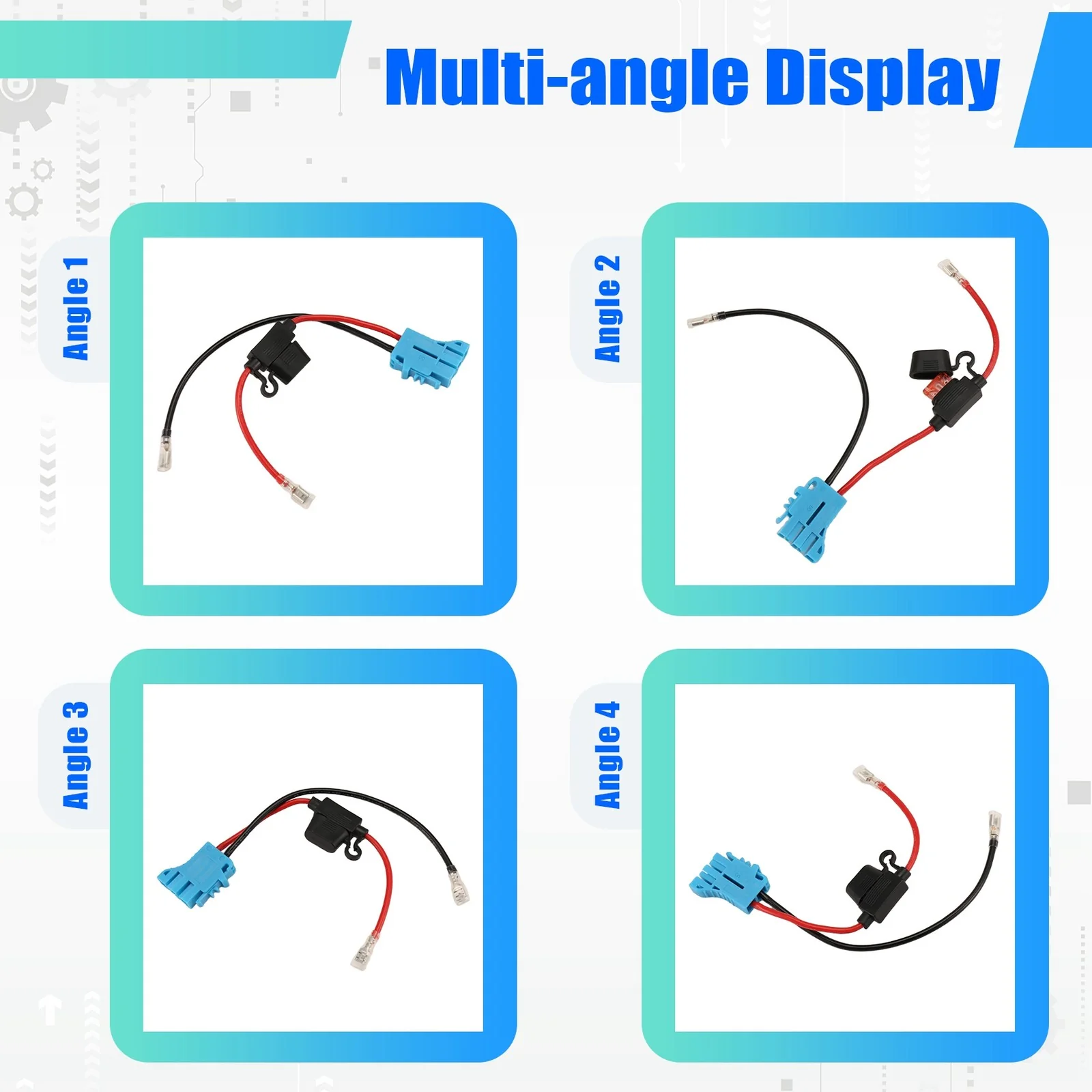 12 AWG Wire Harness Connector Replacement Compatible with Peg Perego 12V9953 - Image 6