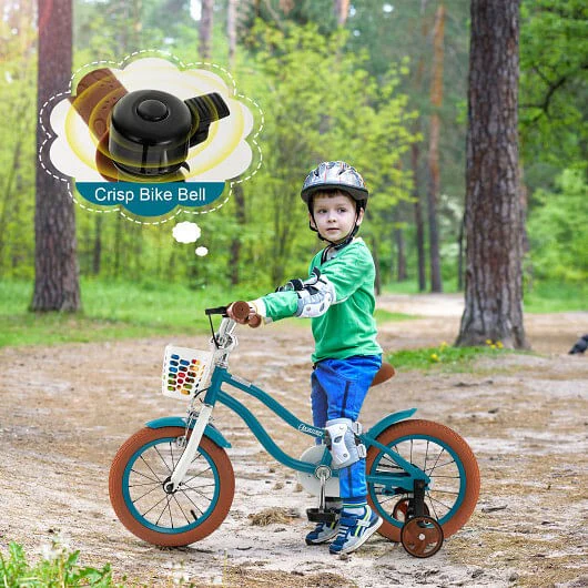 12 Inch Adjustable Kids Bike with Removable Basket for Ages 3-4 Years - Image 2