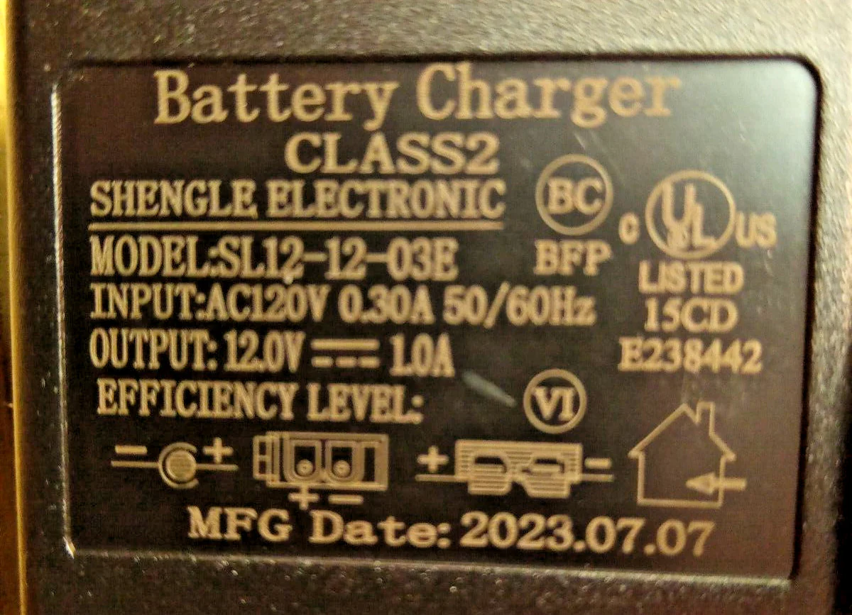 12 Volt AA Battery Charger for Kids Ride-On Cars and Motion Toys - Image 7