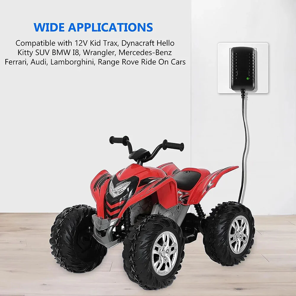 12 Volt 1A Battery Charger for Kids Electric Ride-On Cars and Toys - Image 18