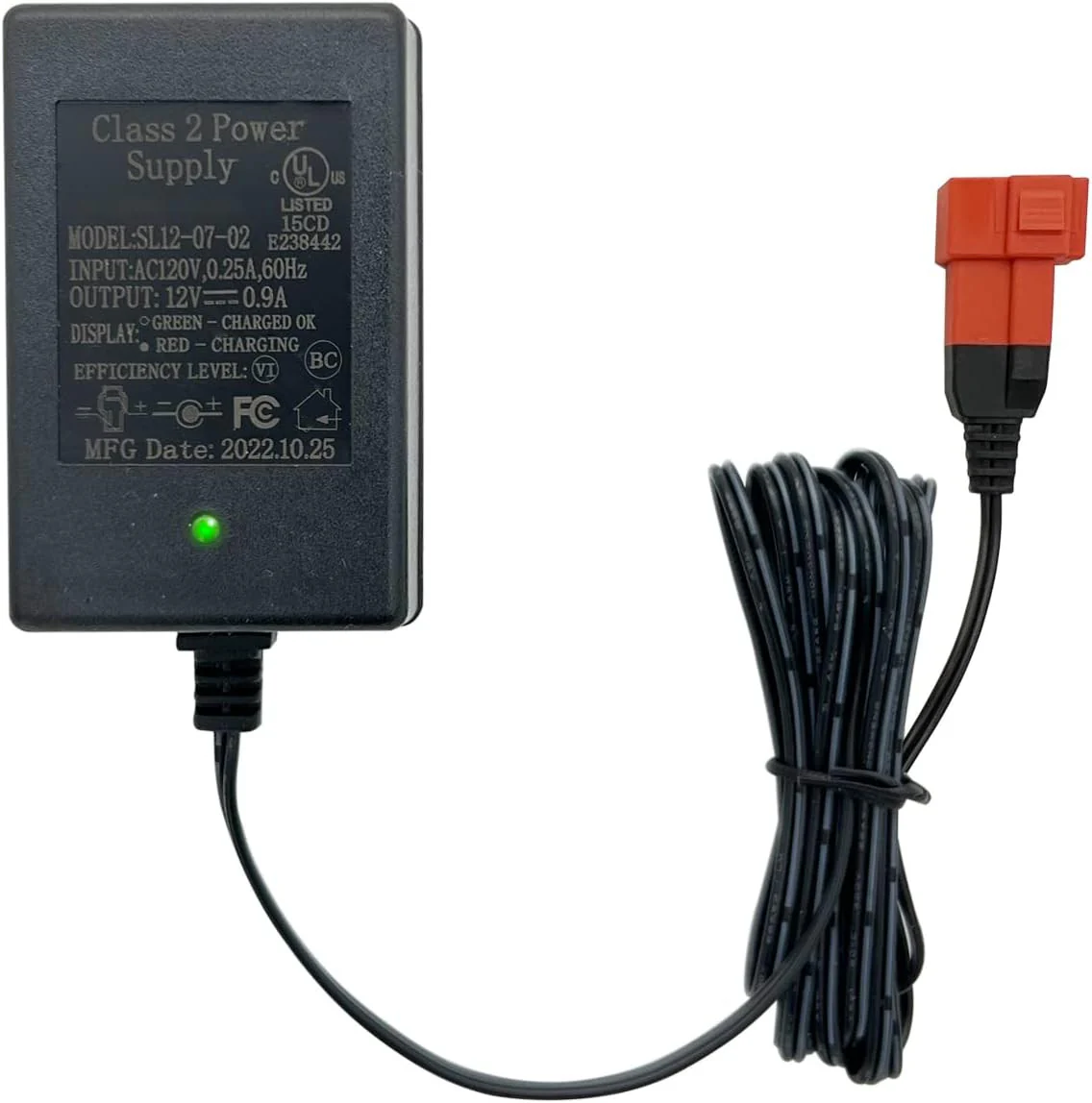 12 Volt Battery Charger for Kids 12V Ride-On Toy Cars