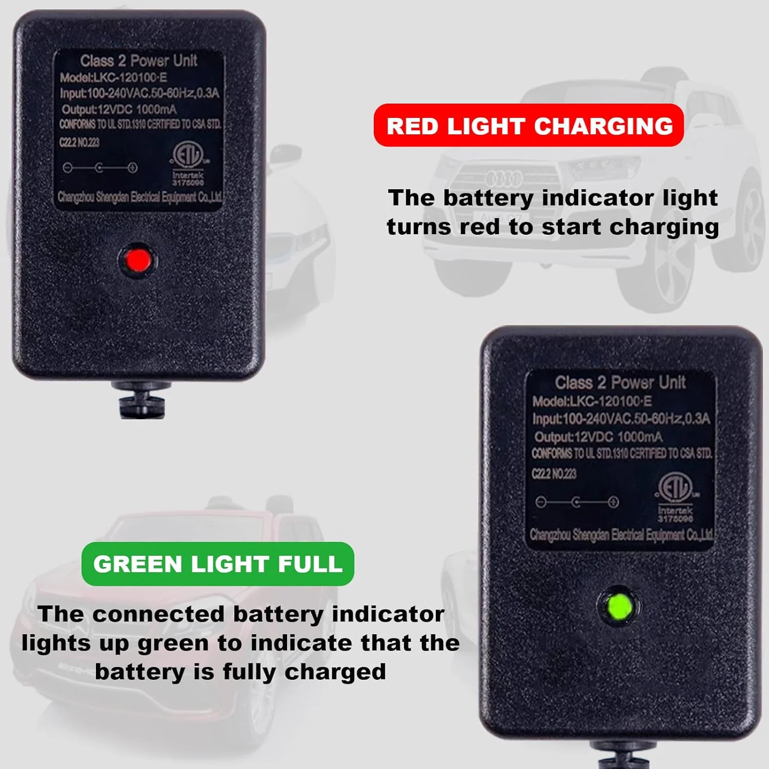 12 Volt Battery Charger for Kids Ride-On Toys and Cars - Image 5