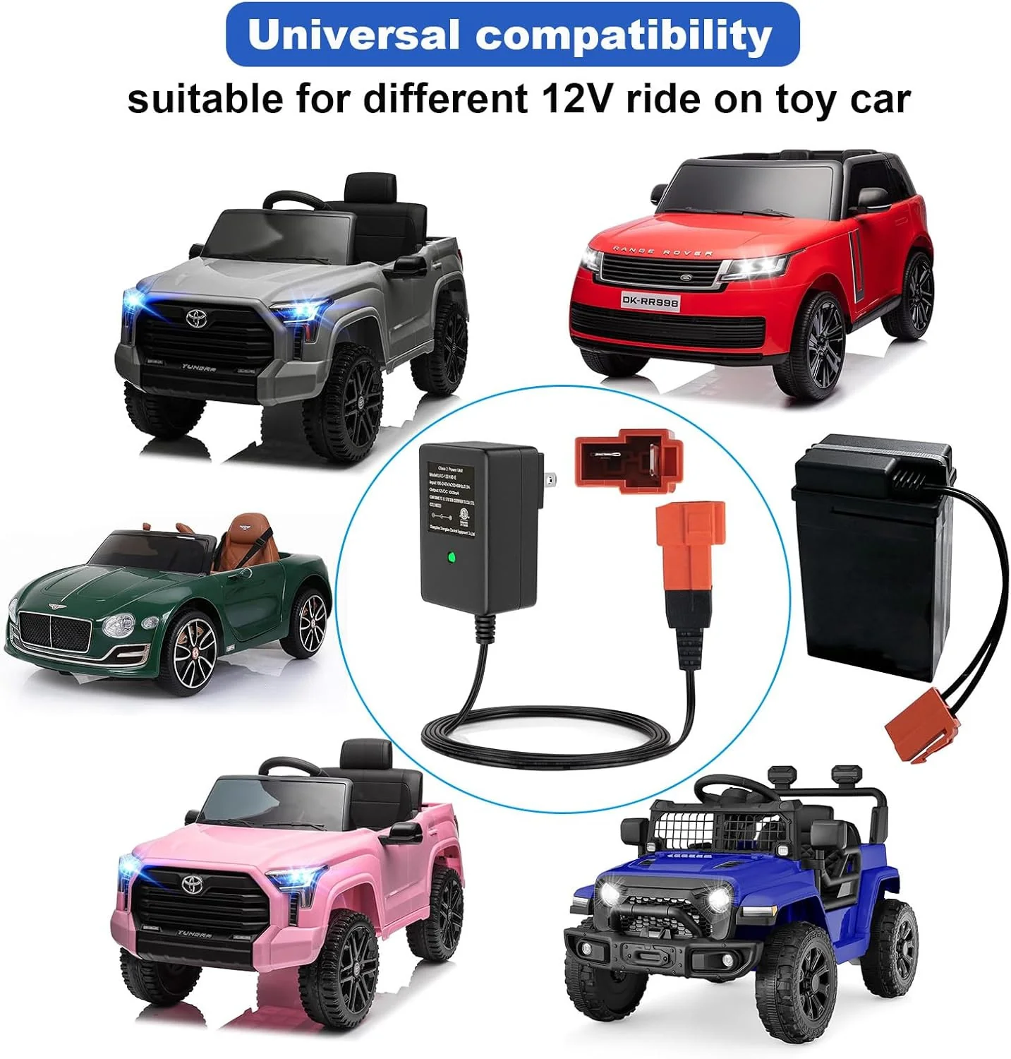 12 Volt Battery Charger for Kids Ride-On Toys and Cars - Image 7