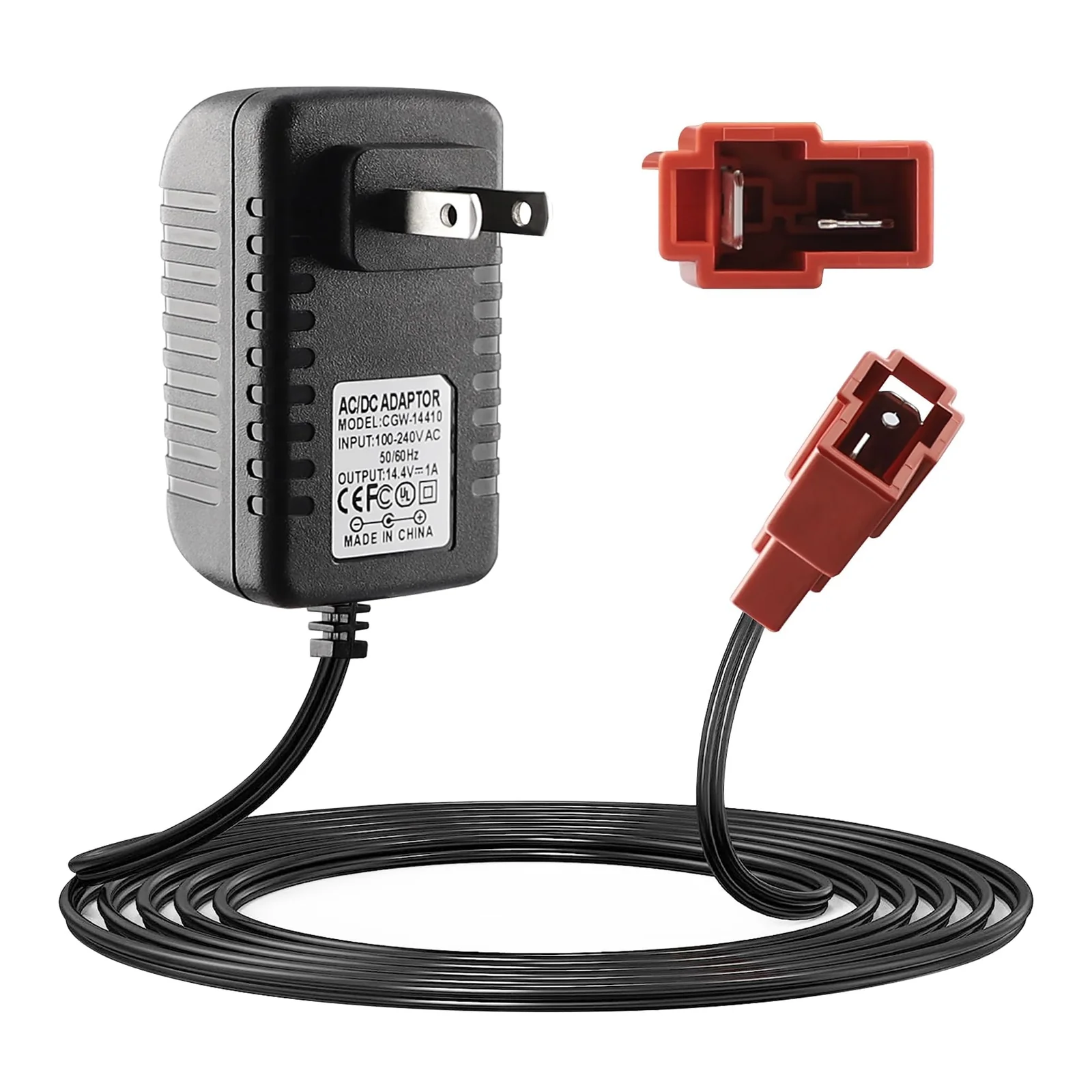 14.4V 1000mA Battery Charger for Ride-On Toys with 12V Battery Compatibility