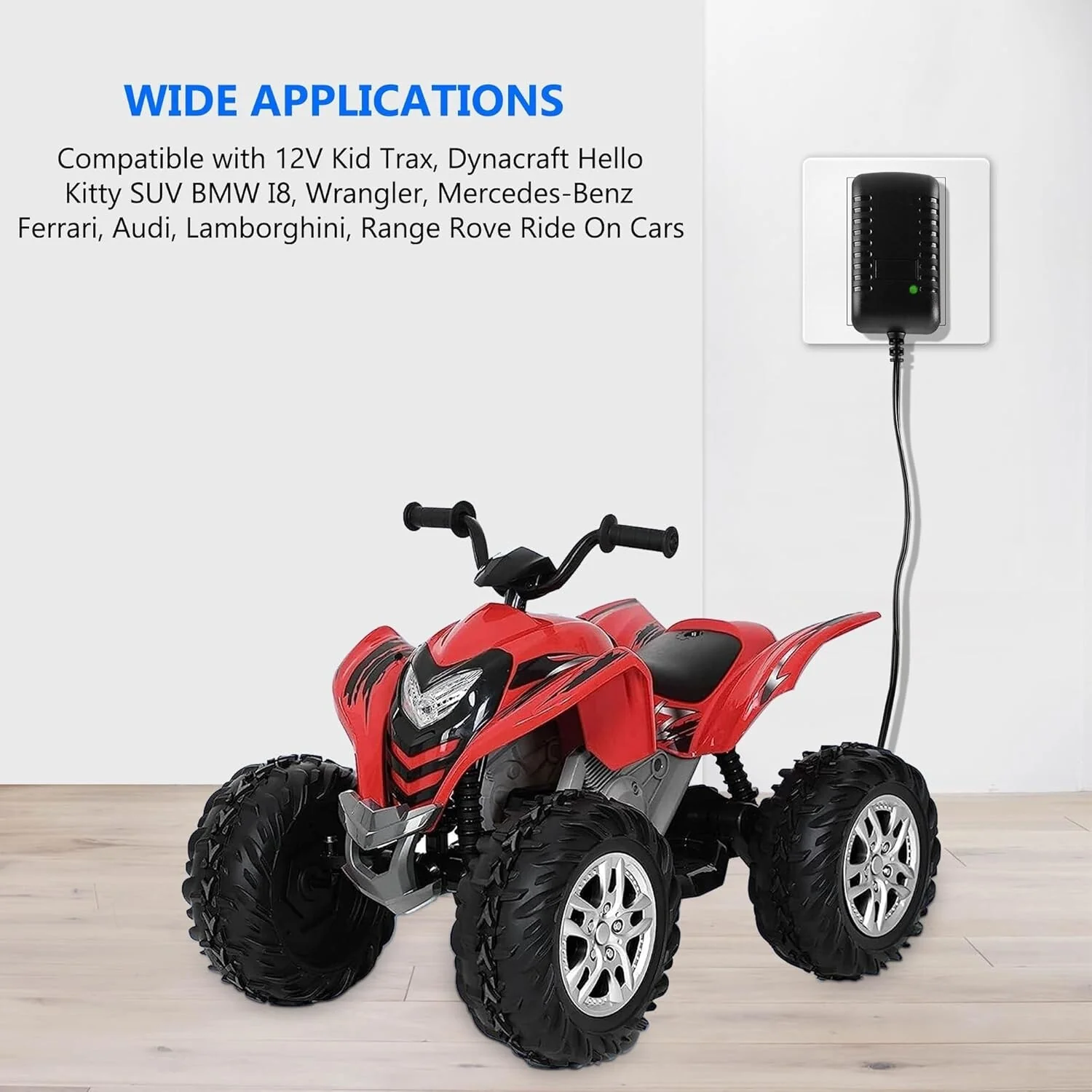12 Volt 14.4V 1000mA Battery Charger for Ride-On Toys - Image 9