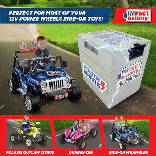 12 Volt Replacement Battery for Power Wheels Toys - Image 8