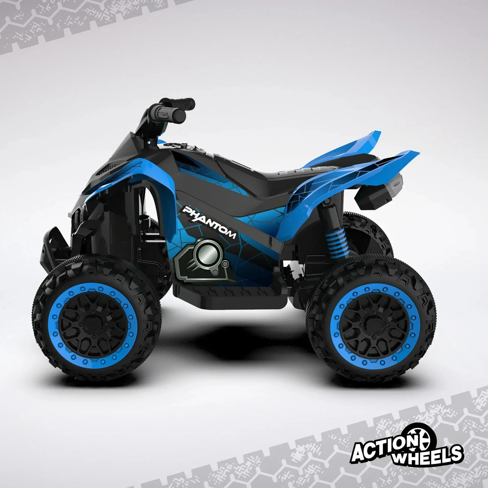 Volt Blue Phantom Battery-Powered ATV with Action Wheels for Boys and Girls - Image 7