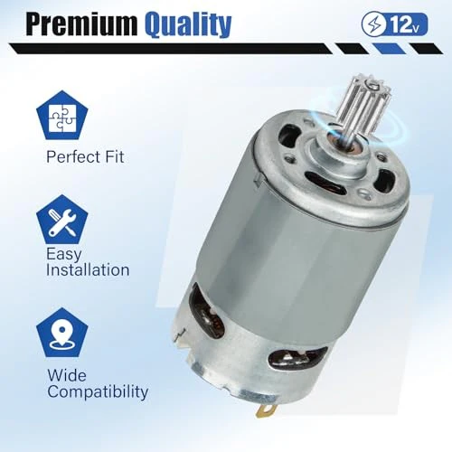 12V Gearbox Motor for Peg Perego Children's Ride-On Vehicle - Image 6