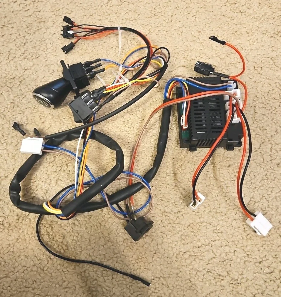 12 Volt High Power DIY Modified Electric Wheel with Wires for Children's Car - Image 7