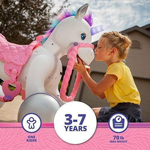 12 Volt Ride-On Toy for Toddlers and Kids - Rideamal Unicorn with a Maximum Rider Weight of 70lbs - Image 3