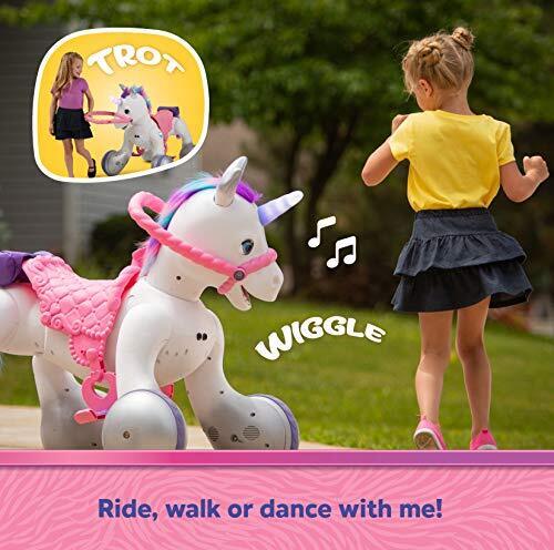 12 Volt Ride-On Toy for Toddlers and Kids - Rideamal Unicorn with a Maximum Rider Weight of 70lbs - Image 6