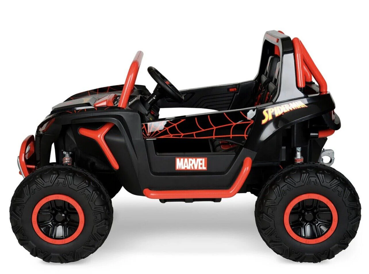 12-Volt Spiderman UTV Ride-On with Real Doors and Two Seats - Brand New! - Image 3