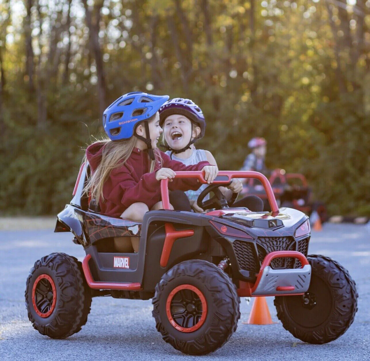 12-Volt Spiderman UTV Ride-On with Real Doors and Two Seats - Brand New! - Image 8
