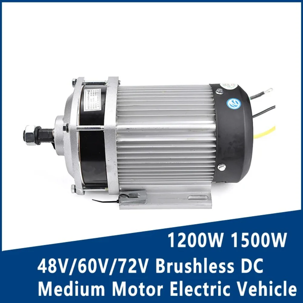 1200/1500W Brushless Medium Motor Electric Tricycle 48/60/72V BM1424ZXF - Image 5