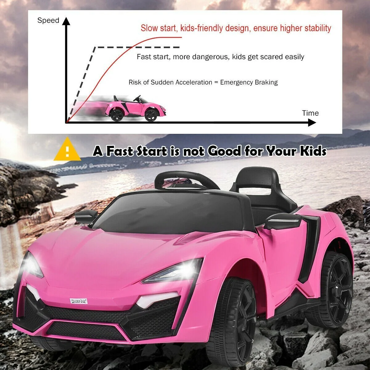 12V 2.4G RC Electric Vehicle with Lights - Image 10