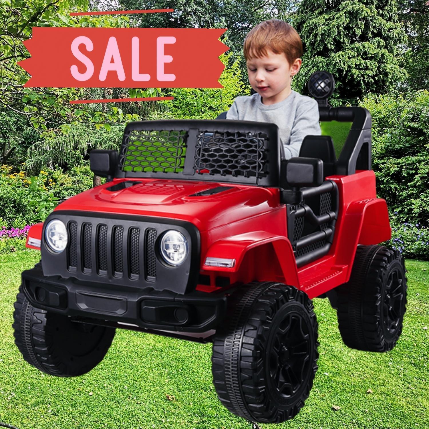 12V 2-Seater Electric Ride-On Car with LED Lights, MP3 Player, and Remote Control for Kids - Image 6