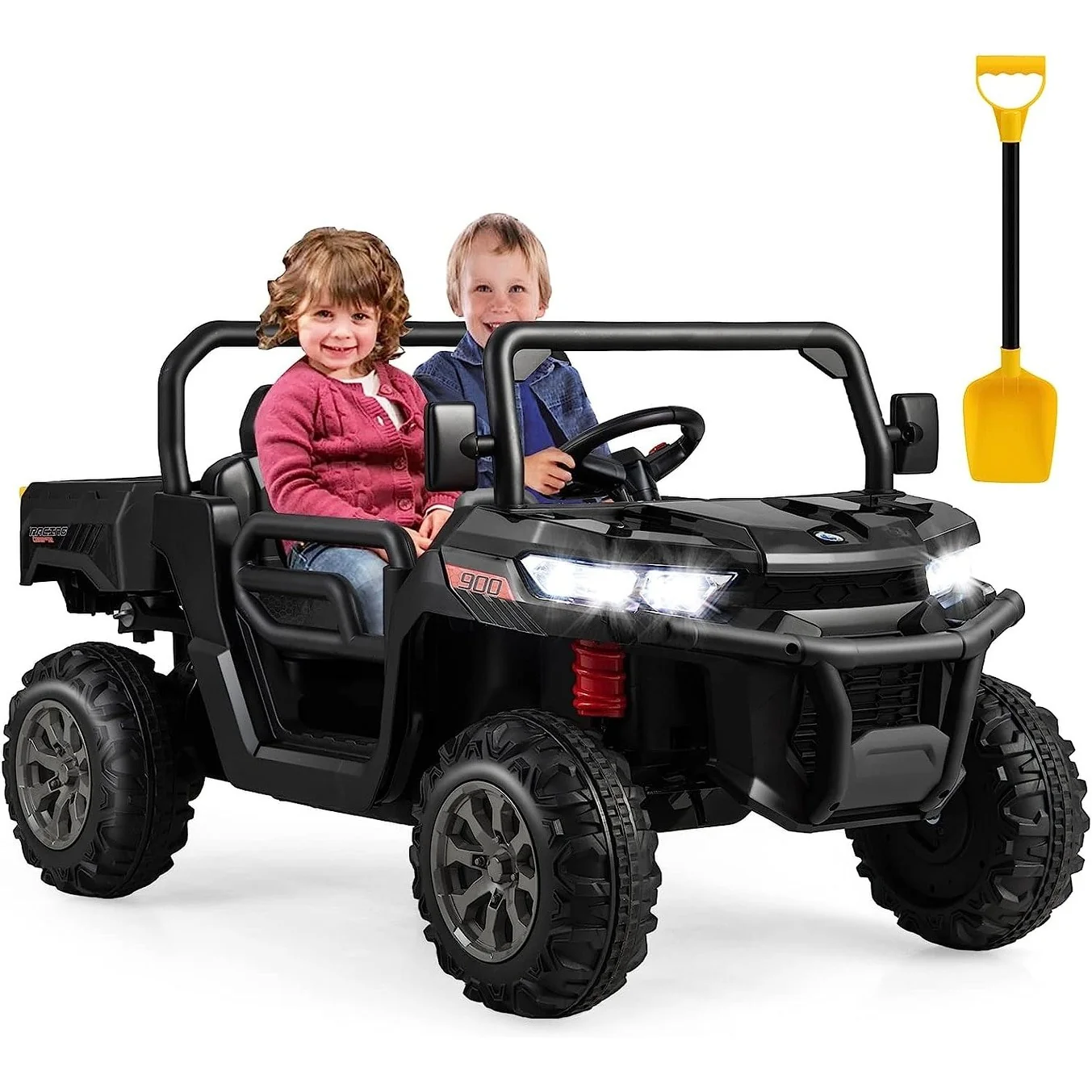 12V 2-Seater Electric Ride-On UTV Dump Truck with Remote Control and Dump Bed - Image 2