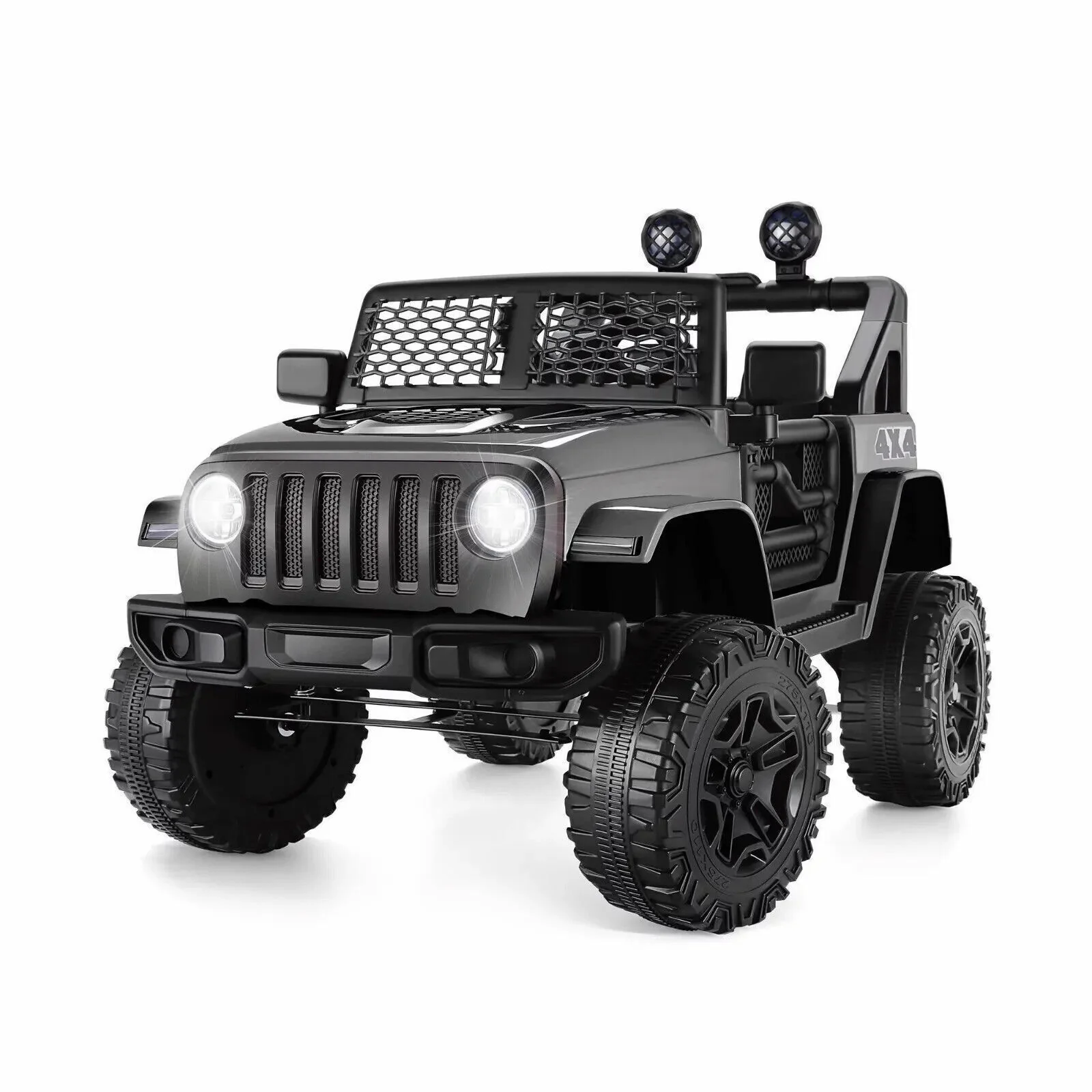 12V Two-Seat Electric Ride-On Truck with Remote Control, LED Lights, and MP3 for Kids - Image 24