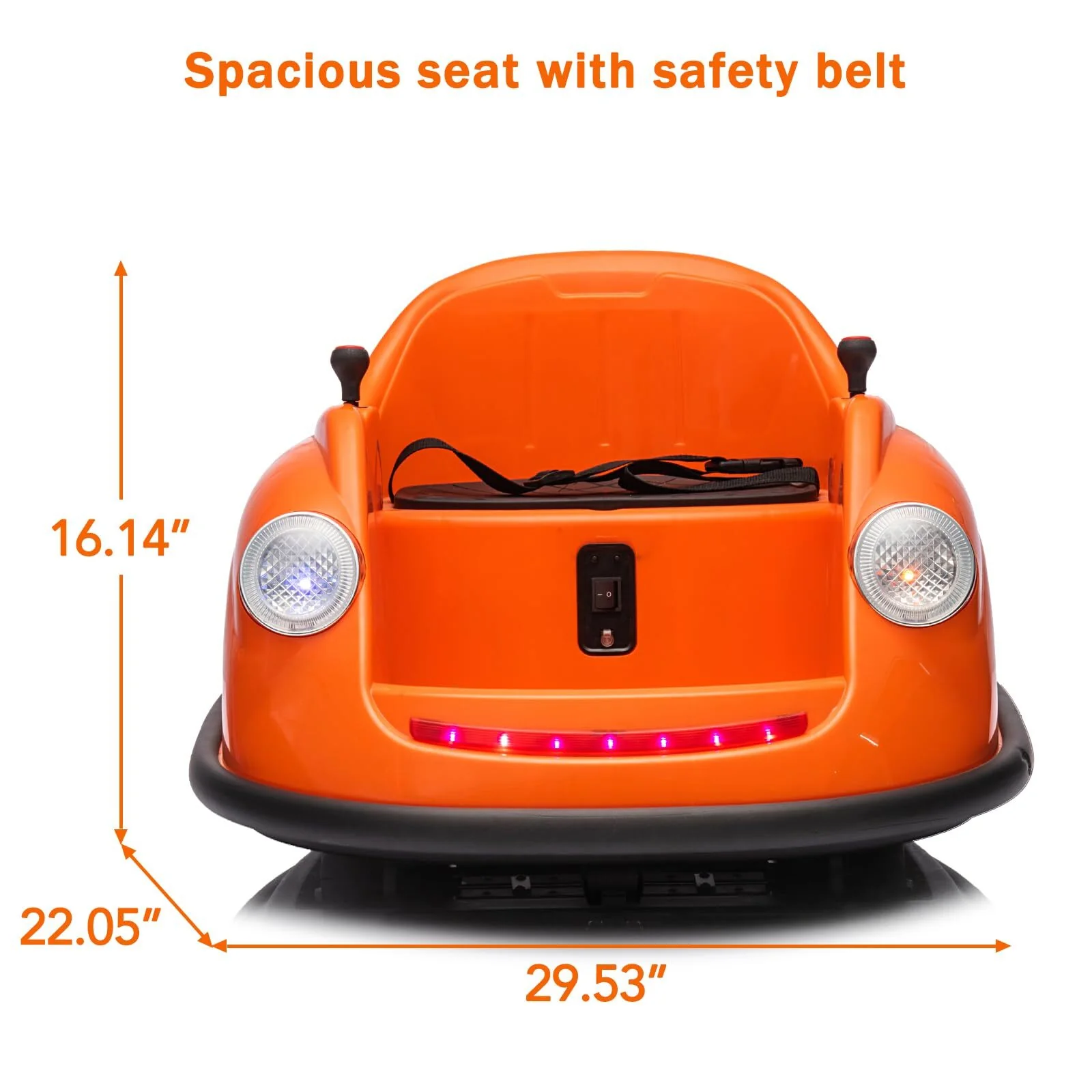 12V Electric Ride-On Bumper Car for Kids with 2 Speeds and 360° Rotation - Image 10