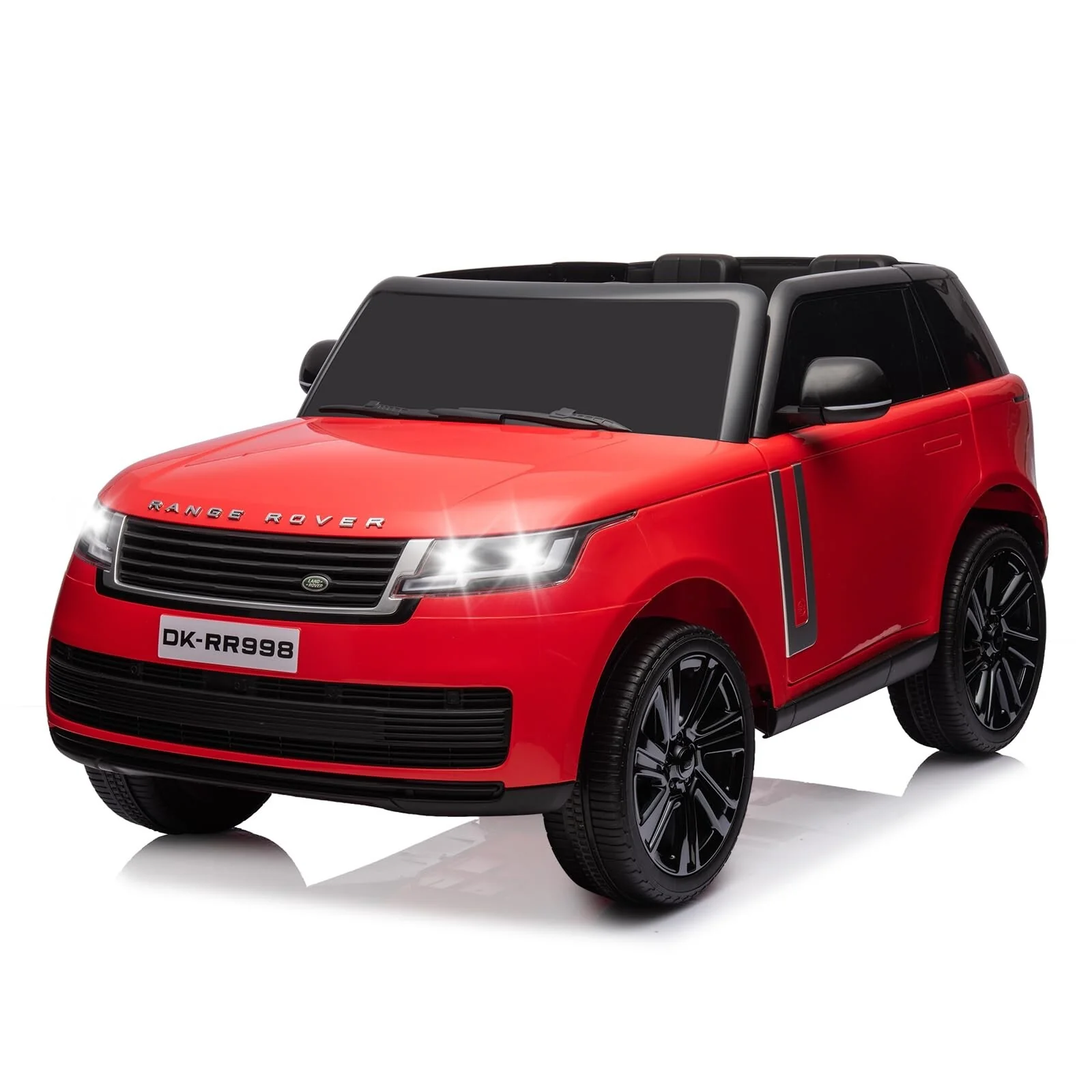 12V/24V 2-Seater Ride-On Land Rover Truck Toy Car with Remote Control Red - Image 18
