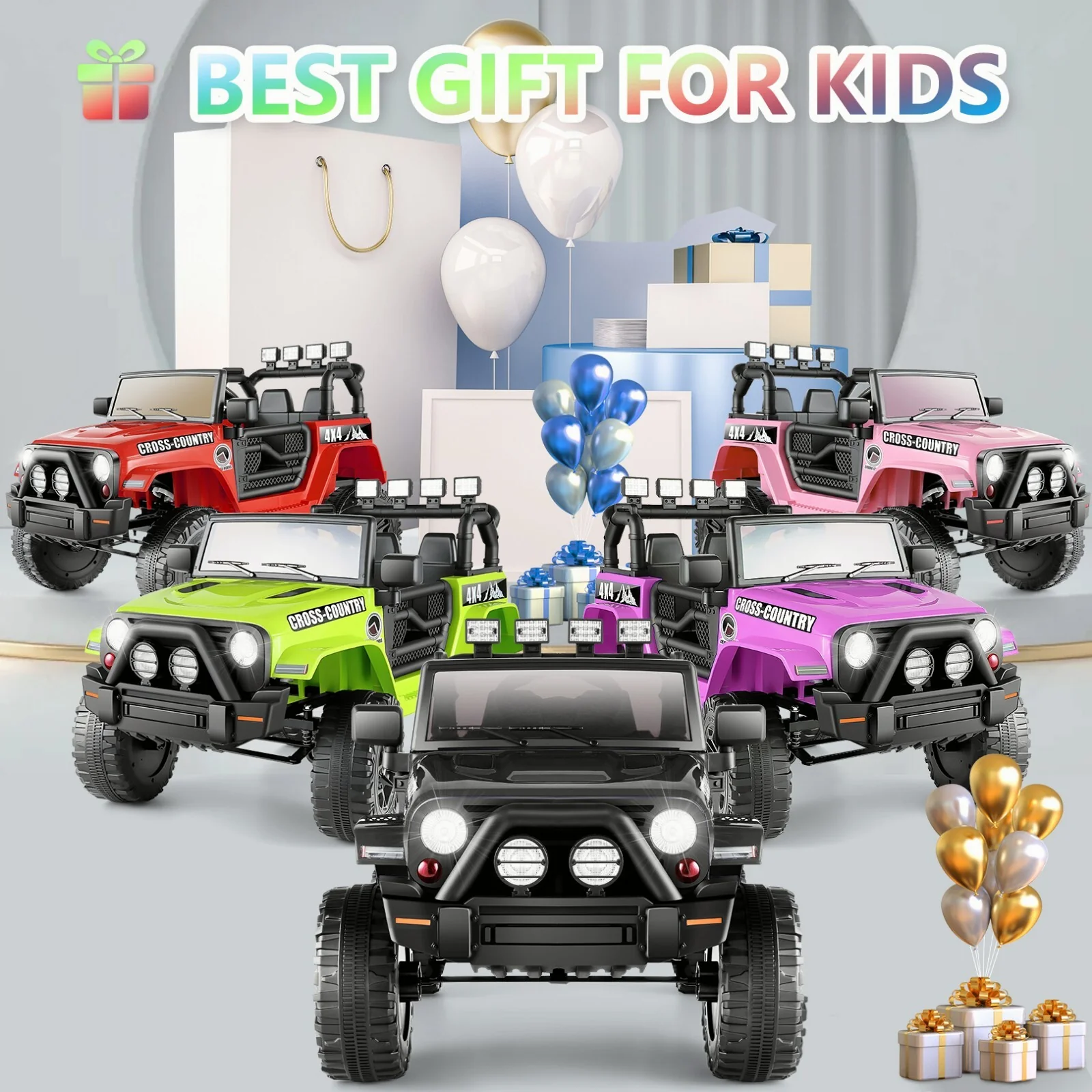 12V/24V Battery-Powered Kids Ride-On Electric Car with Parent Remote Control - Image 10