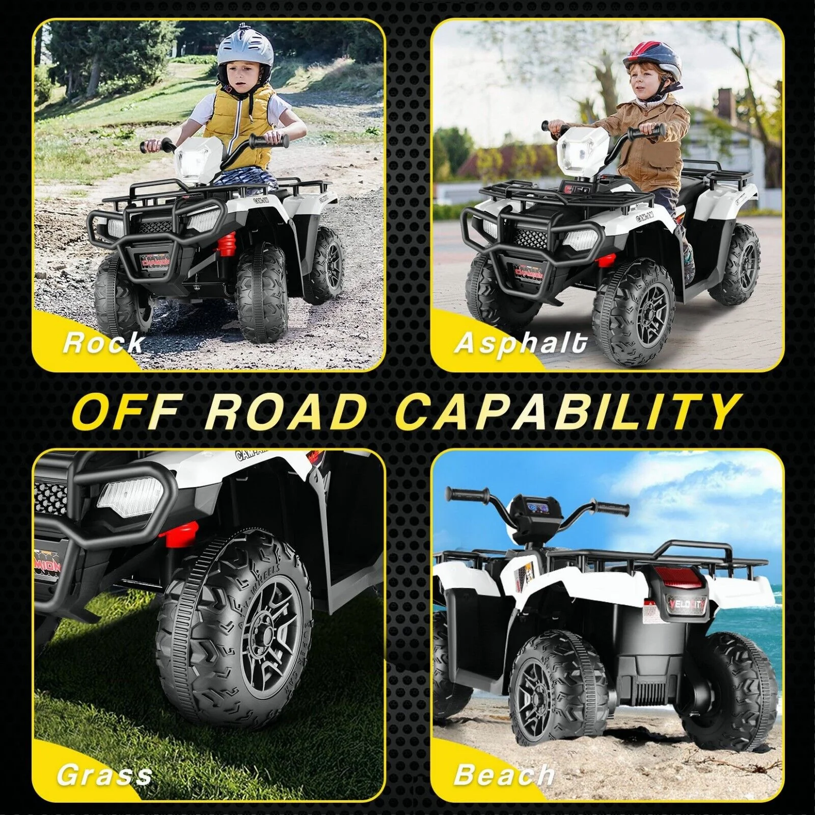 12V/24V Electric Jeep Truck ATV for Kids with Parent Remote Control - Fun and Safe Ride-On Toy - Image 50