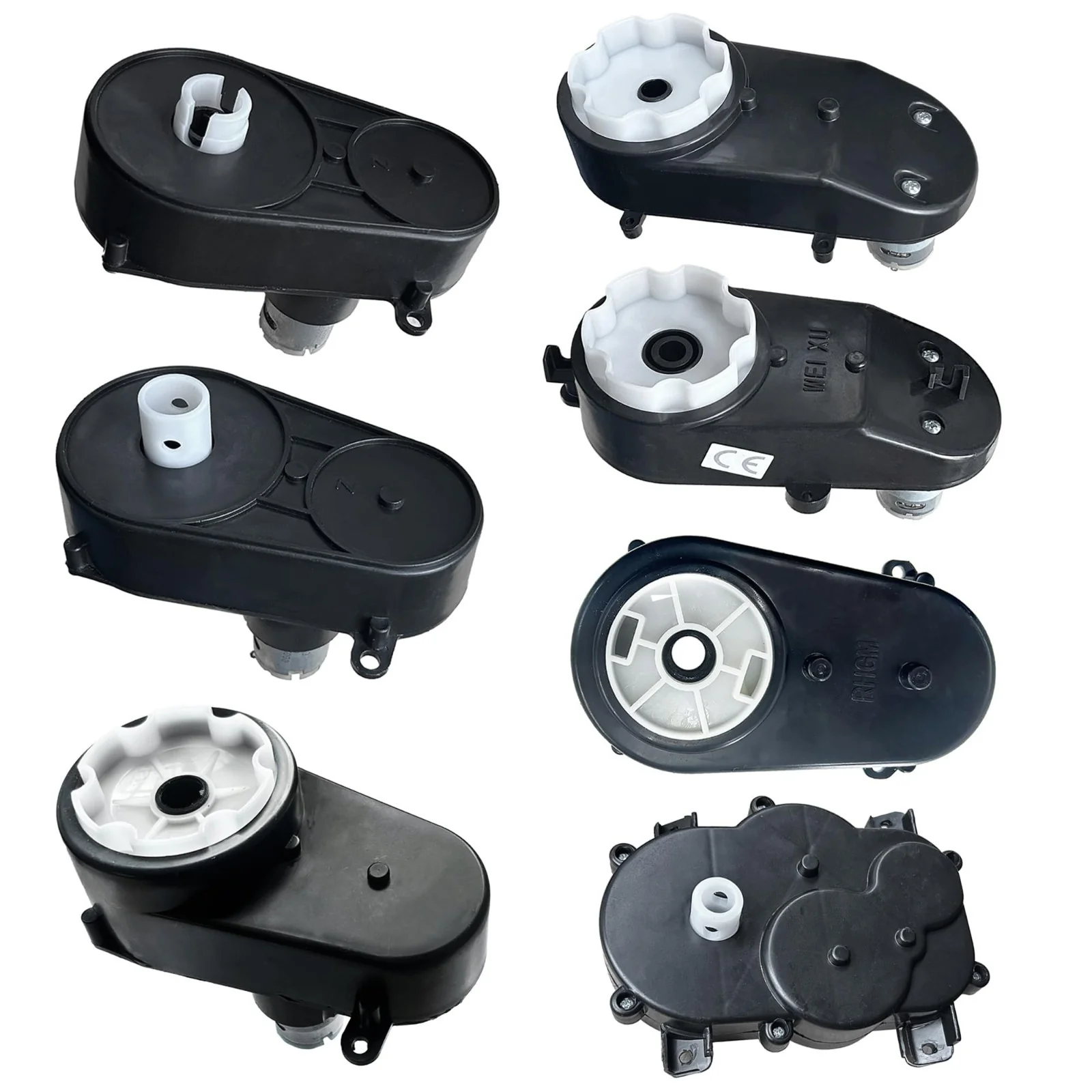 12V 24V Steering Wheel Motor Gearbox Upgrade for Children's Ride-On Vehicles - Image 2