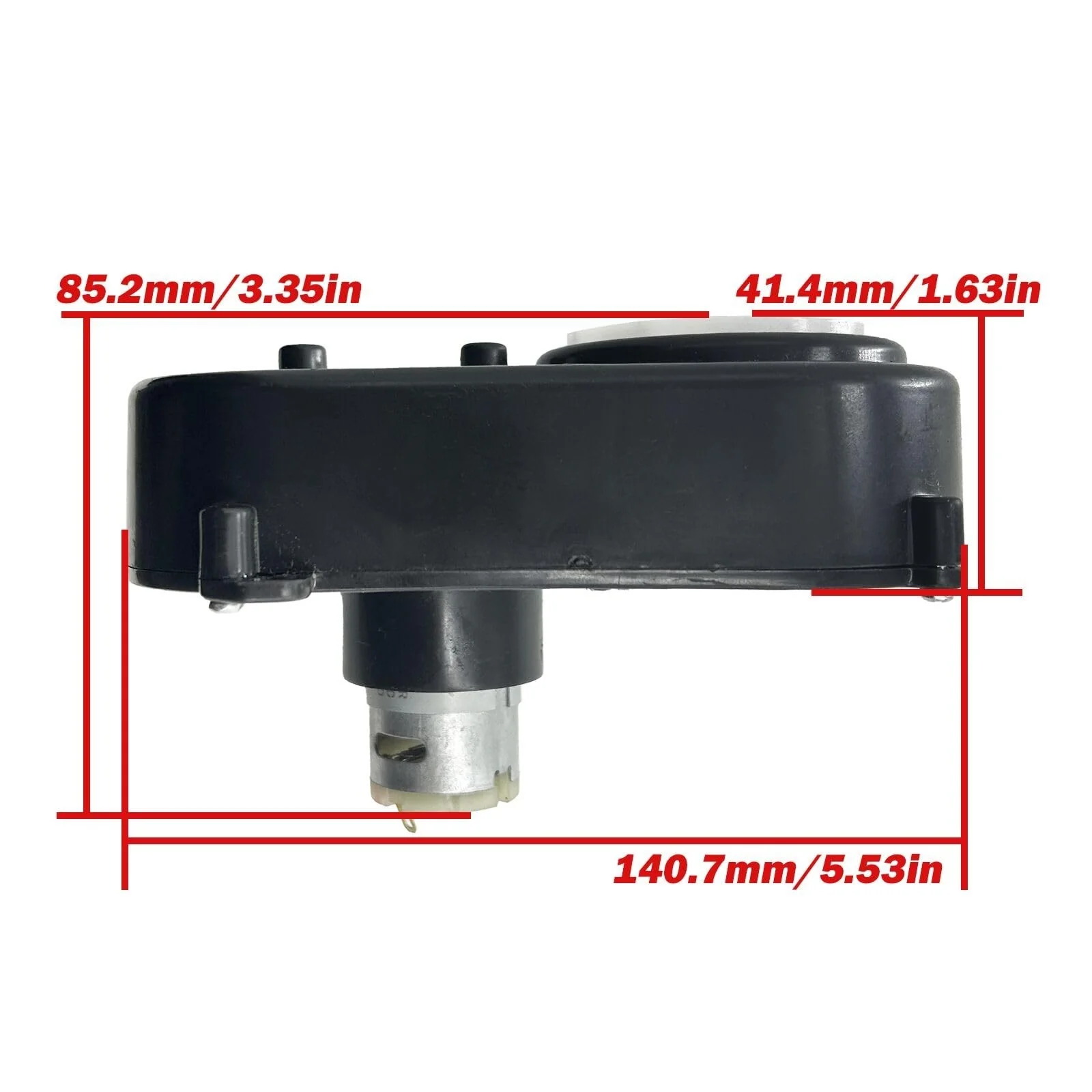 12V 24V Steering Wheel Motor Gearbox Upgrade for Children's Ride-On Vehicles - Image 4